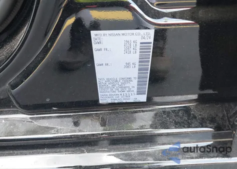 2024 Nissan Altima Sv Fwd z USA, uszkodzony, nr VIN 1N4BL4DV4RN415115